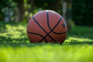 basketball, play, meadow