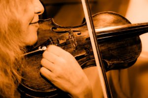 violin, playing, musician